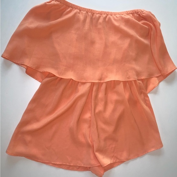 SHOW ME YOUR MUMU THELMA ROMPER IN TANGERINE BEACH BOHEMIAN TRENDY POPULAR BRAND - Picture 9 of 12